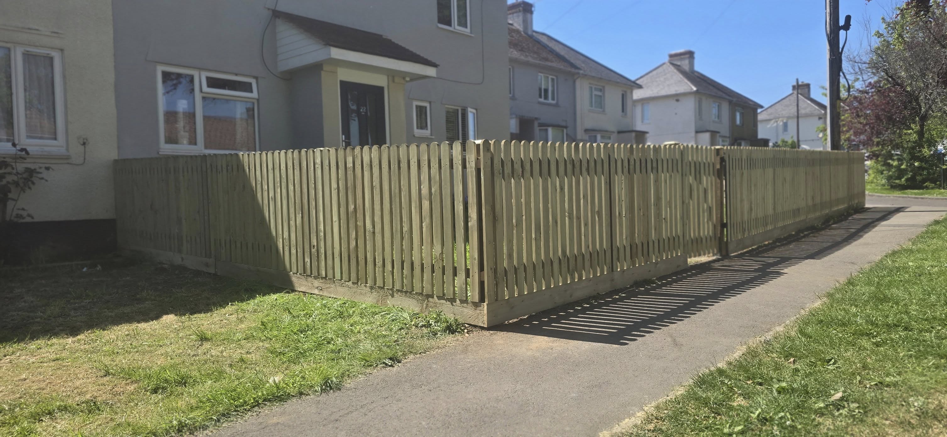 Commercial security fencing