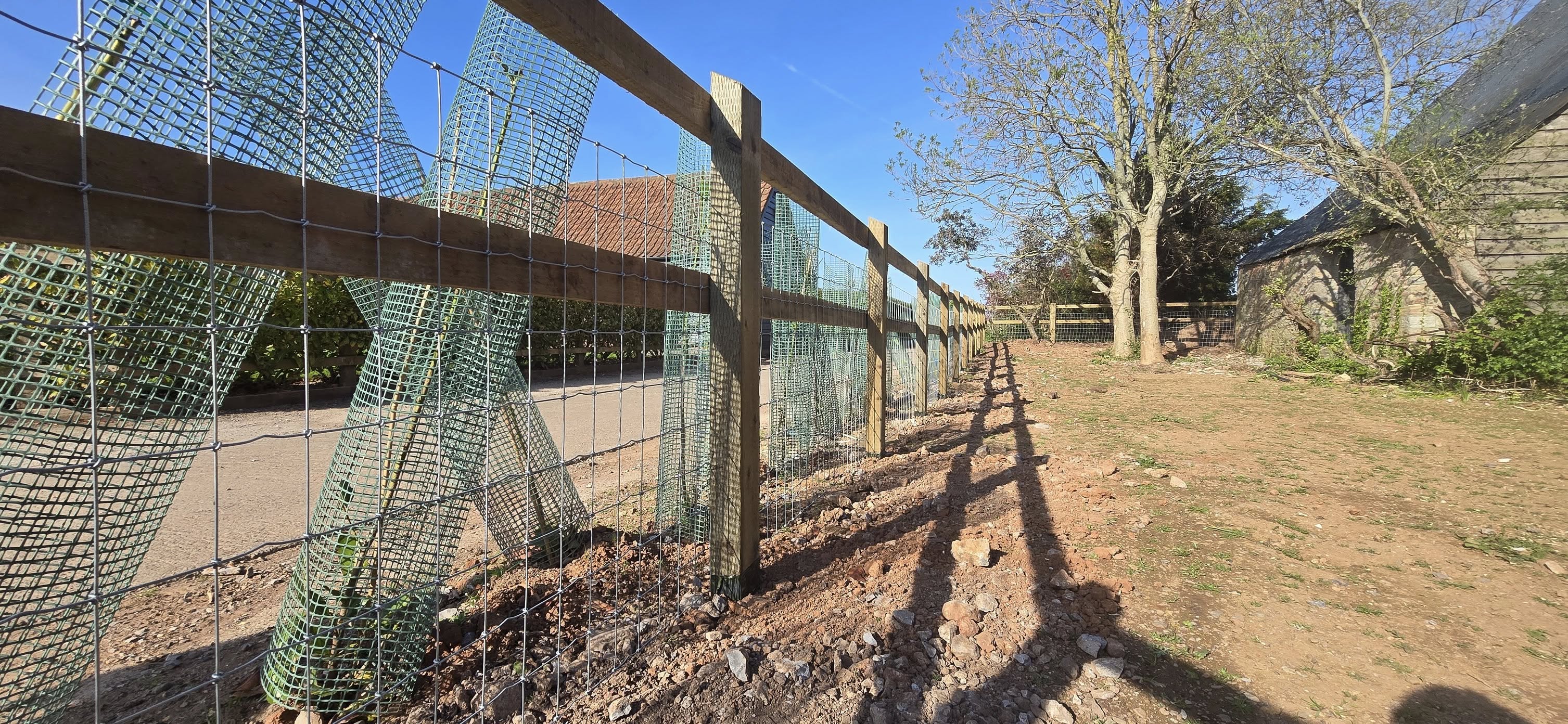 Agricultural fencing for livestock